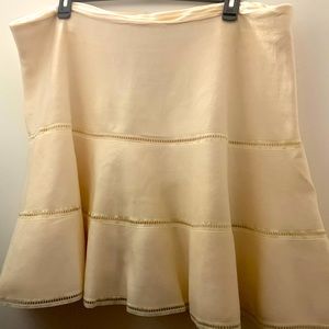 Size 3 torrid off white skirt